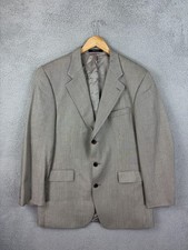 Vintage Chaps Ralph Lauren Blazer Mens 42R Houndstooth Sport Coat 90s Canada VTG