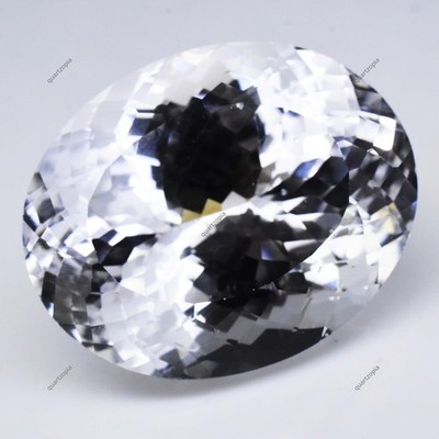 Natural 190+ct White Sapphire Certified Oval Cut Certified Loose Gemstone