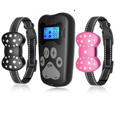 Shock Collar for 2 Dogs, Rechargeable Electric Dog Training Collar, 3000Ft Re...