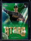 2024 Topps Chrome Update Paul Skenes Stratospheric Stars RC Green Refractor #/99