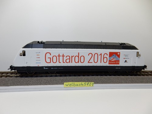 Roco 73279 Re 460 098-7 weis mit Gottardo Werbung und Sound | Zustand: Neu