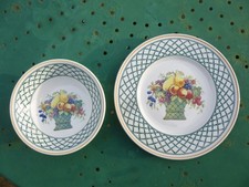 ASSIETTE A DESSERT Ø 21.5 CM + RAVIER COUPE Ø 15.1 CM  VILLEROY ET BOCH BASKET