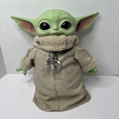 Star Wars Grogu Baby Yoda Plush 11  Mattel GXB49 Mandalorian