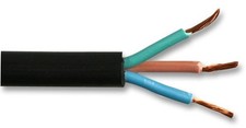 PRO POWER - H05RR-F Type 3-Core Rubber Cable Black 0.75mm� 100m 1.30 per metre