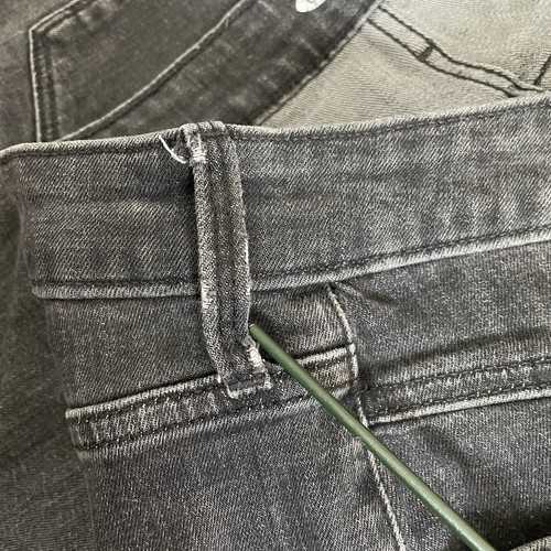Old Navy Rockstar Super Skinny Mid Rise Black Denim Jeans Size 14 - Foto 10 di 11