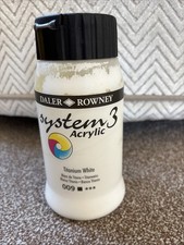 Daler Rowney System 3 Acrylic Paint Titanium White 500ml