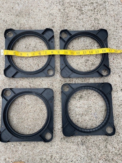 Holders (4) sold as a lot Scuba Tank or other use