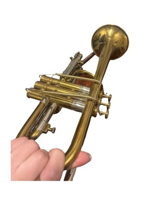 f.e.olds & son vintage horn F管 F.E. Olds の古いマーチング