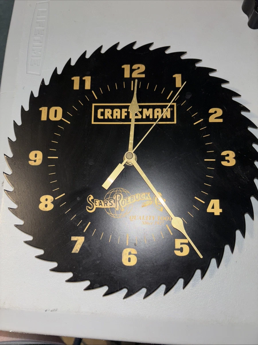 Craftsman Saw Blade Clock for sale | eBay