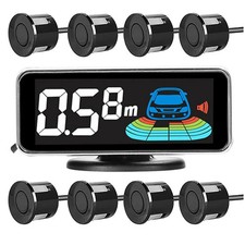 Multiple Radar Parking Sensor Kit Backlight Parktronic LED Display System