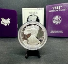 1989-S Proof American Silver Eagle with OGP & COA! 1 Oz .999 Silver