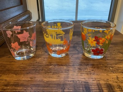 Vintage Hazel Atlas Sour Cream Glasses