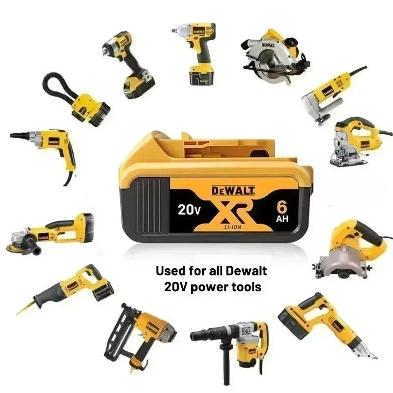 2 Pack Original DEWALT DCB206-2 18V/20V Max 6.0Ah Lithium Ion Premium Battery UK 5