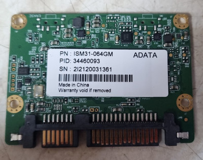 ADATA SATA SSD 64GB ISM31-064GM Half Slim Solid State Festplatte