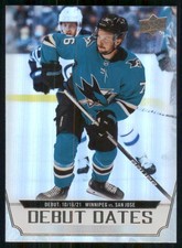 2022-23 Upper Deck #DD-10 Jonathan Dahlen Debut Dates Gold