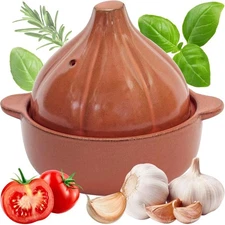 45-Second Ceramic Microwave Egg Maker, Fast Omelet Maker, Garlic Roaster for Del