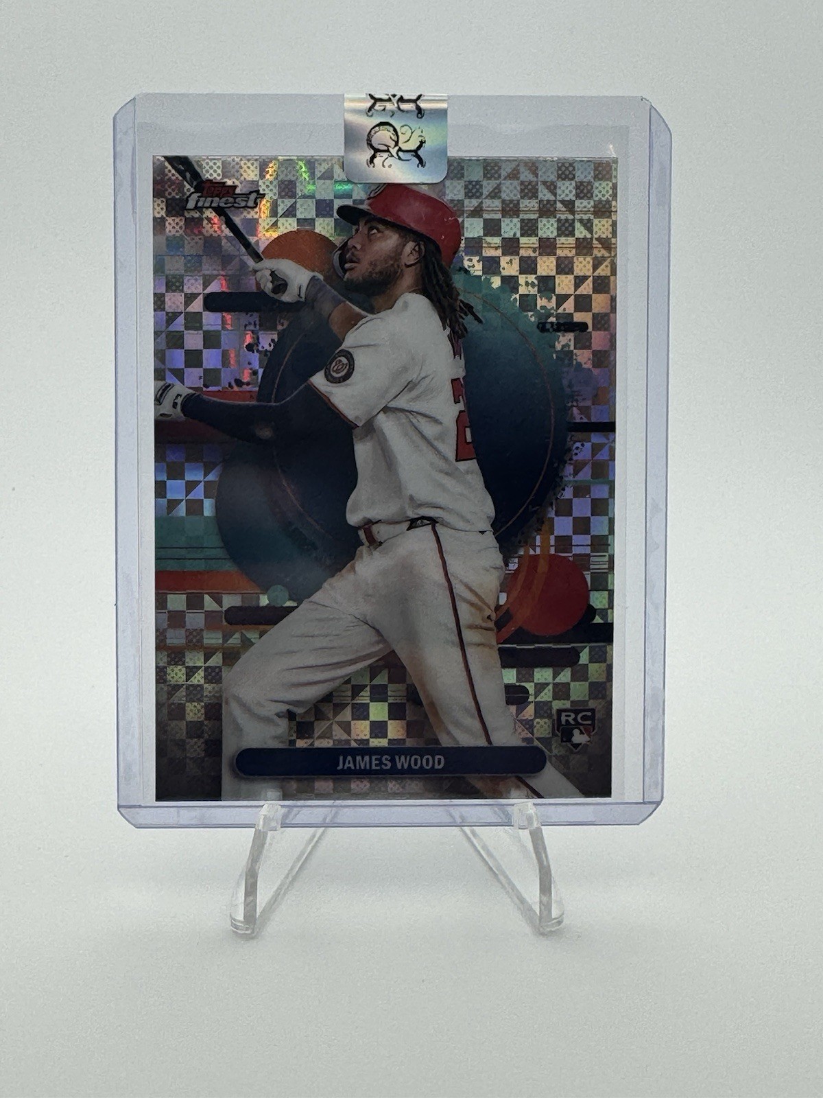 Topps 2025 Finest James Wood Rookie Checkerboard Uncommon #200 Nationals