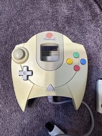 SEGA Dreamcast Controller + VMU Memory Card OEM White - HKT-7700 + HKT-7700 Work