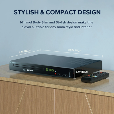 LONPOO LP-100-WM Blu Ray DVD Player Full HD Blu-ray Disc Player | eBay