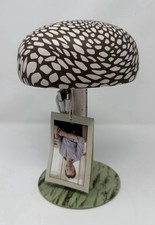 John Derian Modern Mushroom Shaped Metal Lamp Matte Brown sold out 