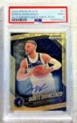 2024 Panini Prizm Black Donte DiVincenzo Auto Gold Vinyl FOTL /5 PSA 9 MINT