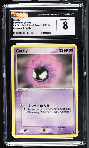 Gastly graded CGC 8 for sale on eBay