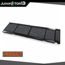 71" x 20" Dog Car Ramp,Foldable Dog SUV Truck Ramp with Non-Slip Rug Surface
