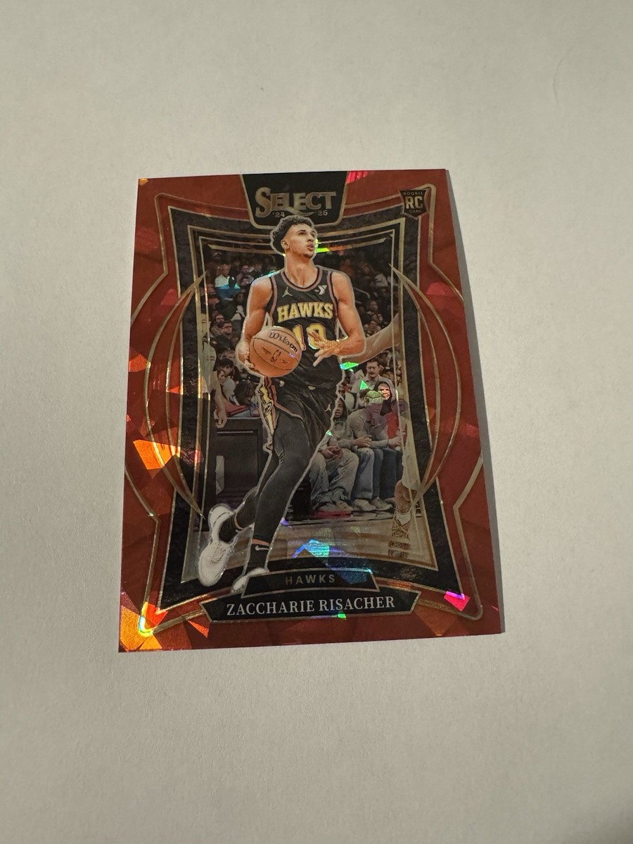 2024-25 Panini Select Zaccharie Risacher RC Rookie Concourse Red