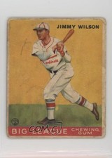 1933 Goudey Big League Chewing Gum R319 Jimmie Wilson Jimmy Wilson #37 sq1