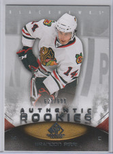 Brandon Pirri 2010-11 SP Game Used Authentic Rookies #/699