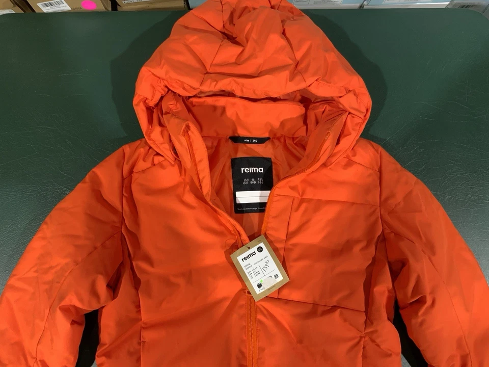Reima Reimatec Daunenjacke, orange, Villinki, 8Y - Bild 2 von 4