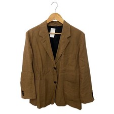 Margaret Howell Womens Jacket 3 Brown Linen UK British Heritage Tailored Auth