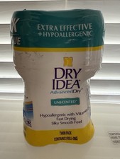 Dry Idea Roll On Antiperspirant Deodorant Unscented 3.25 oz Advanced - 2 Pack...