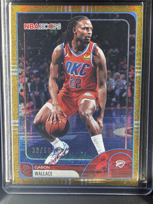 2026 NBA Hoops Cason Wallace Oklahoma City Thunder #68 39/50