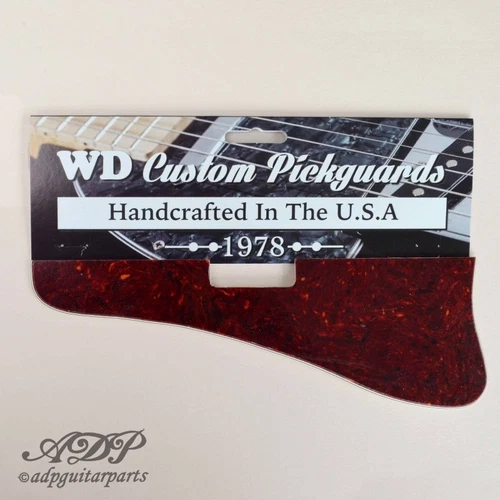 Pickguard Tortoise for Left Handed player of Gibson ES-125T 1xP90 DogHear 56-69