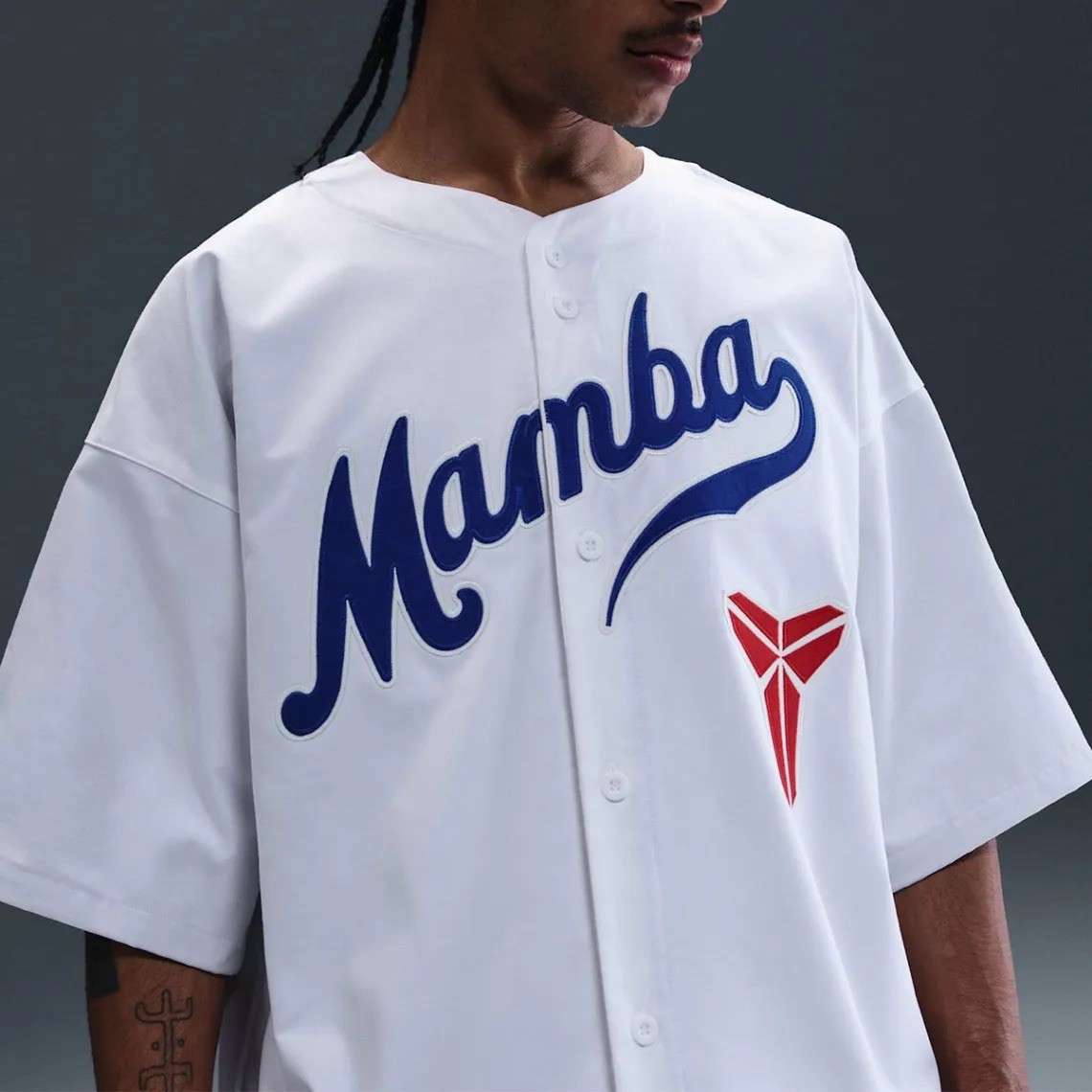 Nike Dodgers Kobe Bryant Mamba Baseball Jersey Undefeated