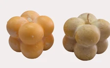 Set 2 Aesthetic Bubble Candles Handmade