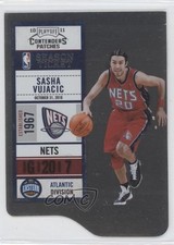 2010-11 Playoff Contenders Patches Silver Die-Cut 94/299 Sasha Vujacic #3 0l2