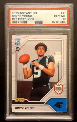 2023 Panini Instant Bryce Young 1 Of 2812 PSA 10 Rookie ROS FIRST LOOK (RC)