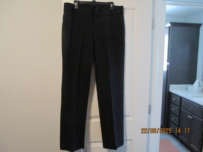 Eddie Bauer Black Dress Casual Pants Size 14 - New with Tags