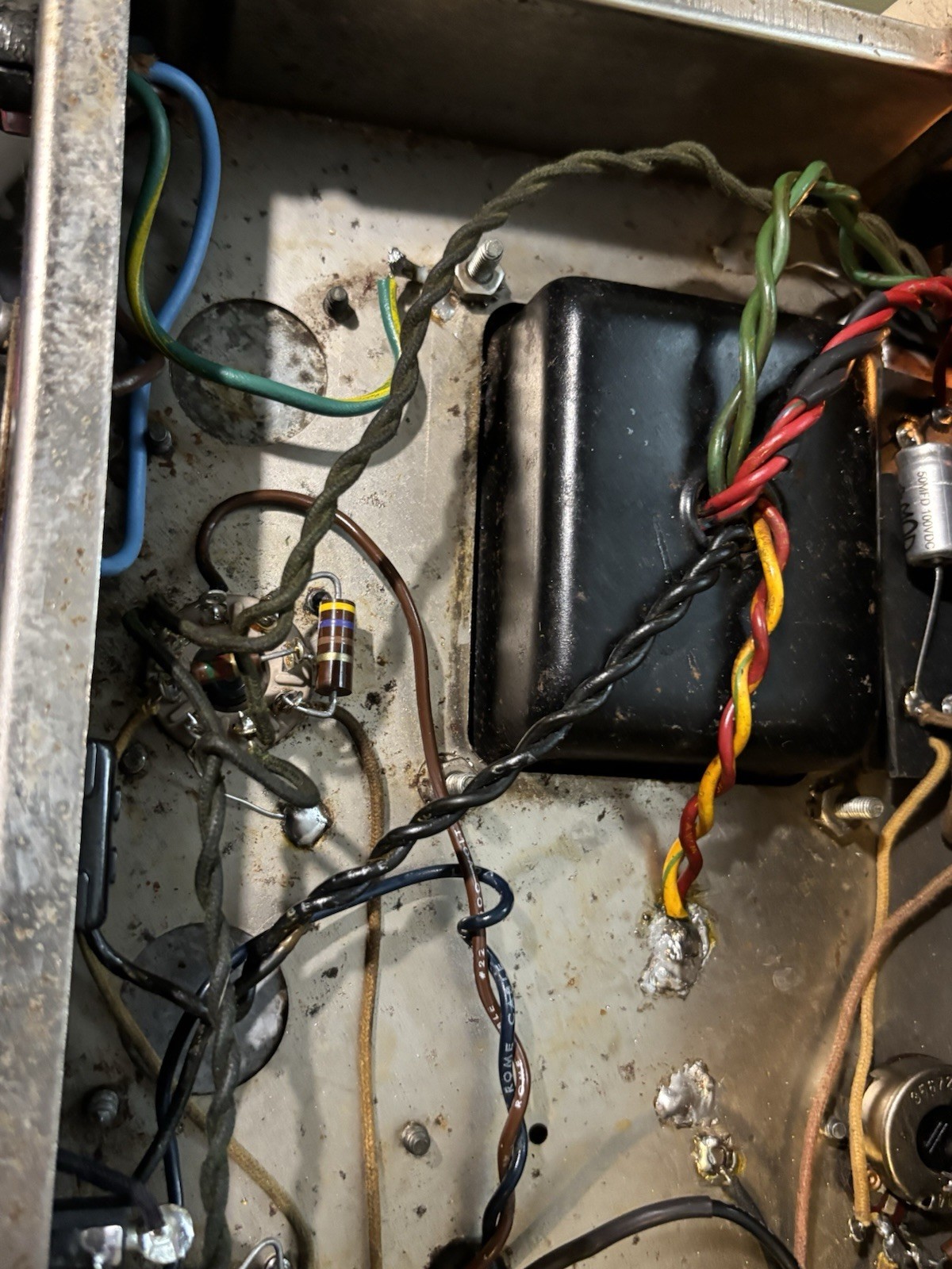 1964 Fender Concert Amplifier Chassis 