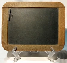 Antique Double Sided Slate Chalkboard 8.5 x 6.6