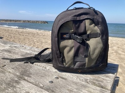 Lowepro Pro Runner 200 AW Camera/ AV Backpack Black Green