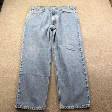 Vintage Levis 550 Jeans Mens 40x30 Blue Light Wash Relaxed Tapered Denim