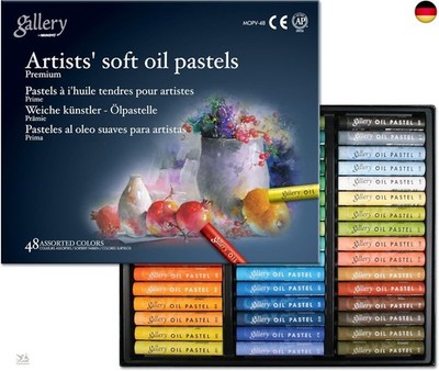 Mungyo Gallery Soft Oil Weiche Ölpastelle für Künstler, 48 Stück
