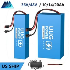 Ebike Battery 36V 48V 10Ah/14AH/20AH for 200W-1000W li-ion Electric Bicycle Bike