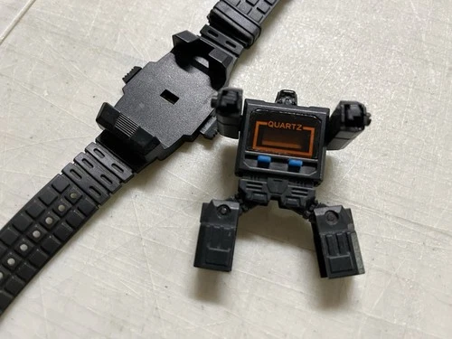 Vintage 1980s Takara Robotime Like Transformers gobots Robot QUARTZ Watch CLEAN!