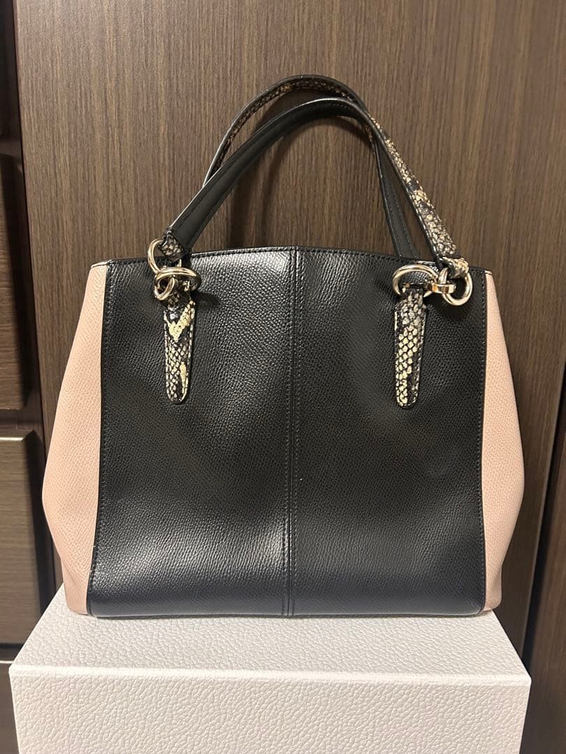 COACH Python pattern handbag - image 2