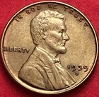 1939-S San Francisco Mint Lincoln Wheat Cent JC1313
