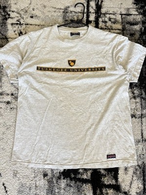 Vtg Tuskegee University Shirt 3D Beach Survivors Alligator L 1991 90s